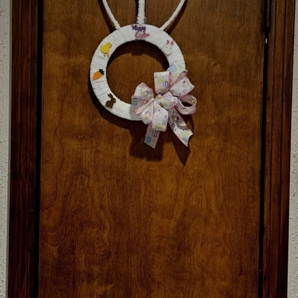 Handmade Easter Bunny/Rabbit Wreath Or Wall Decoration
